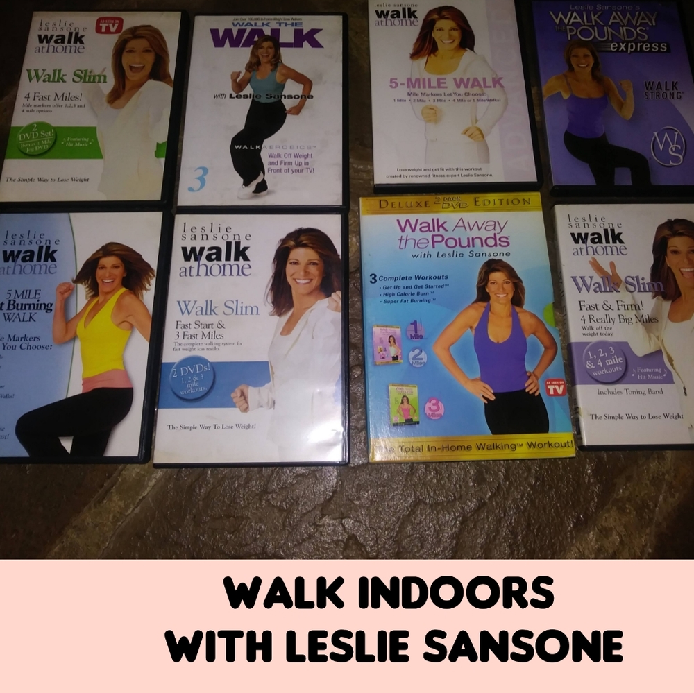🏃8 Leslie Sansone Walk at Home DVD set